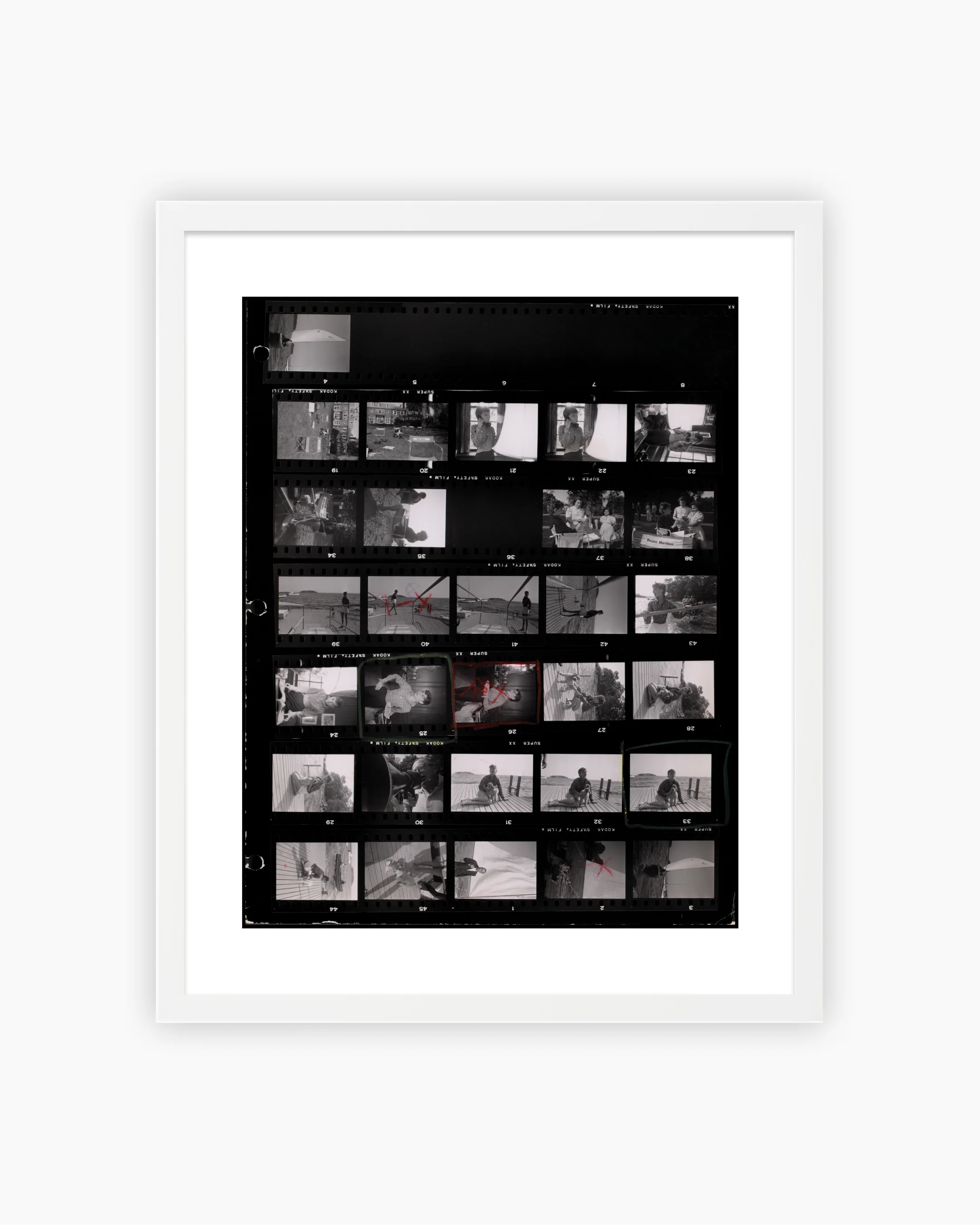 Contact Sheet Print: Audrey Hepburn during the filming of “Sabrina”, 1954 - Image 6