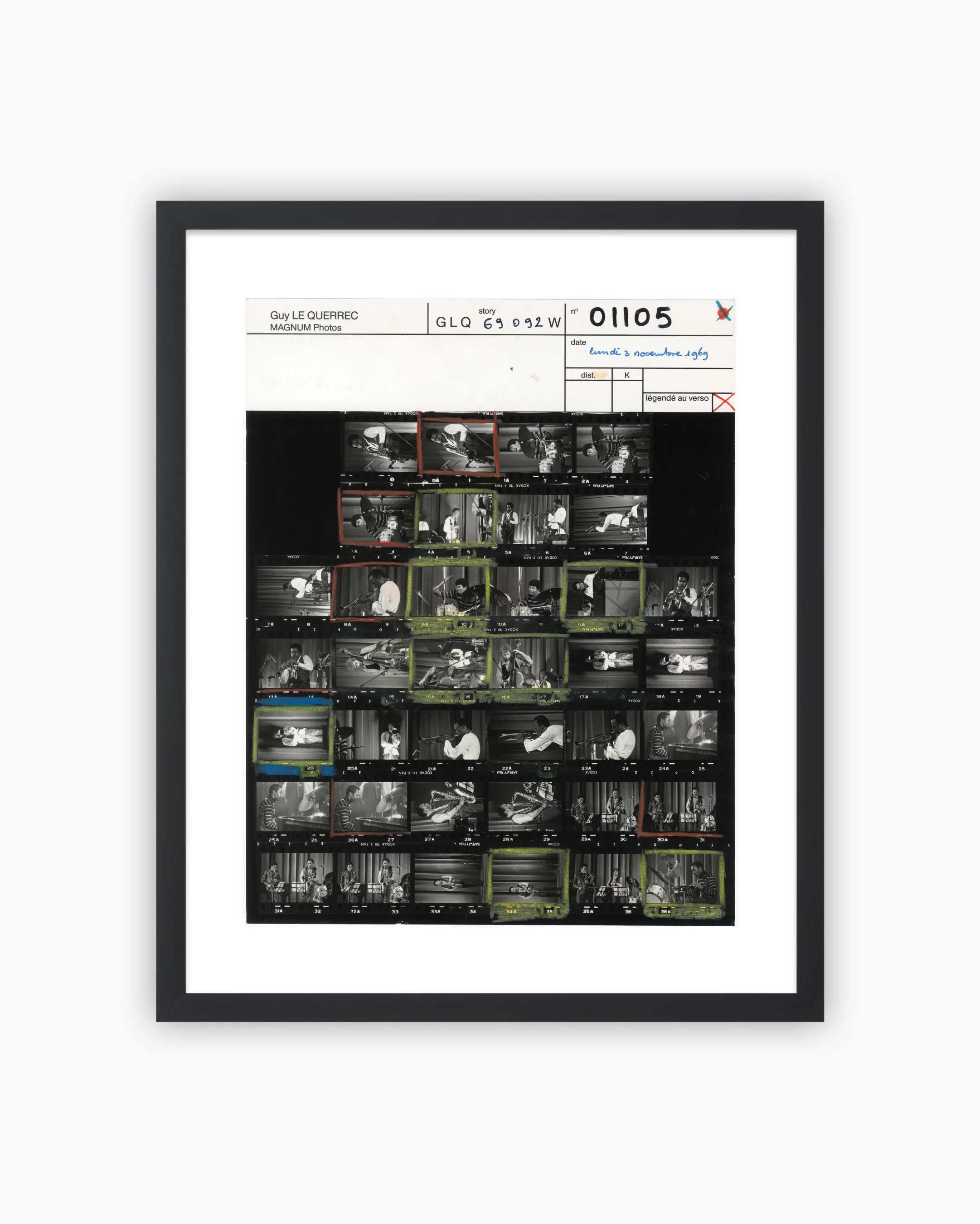 Contact Sheet Print: Miles Davis - Image 3