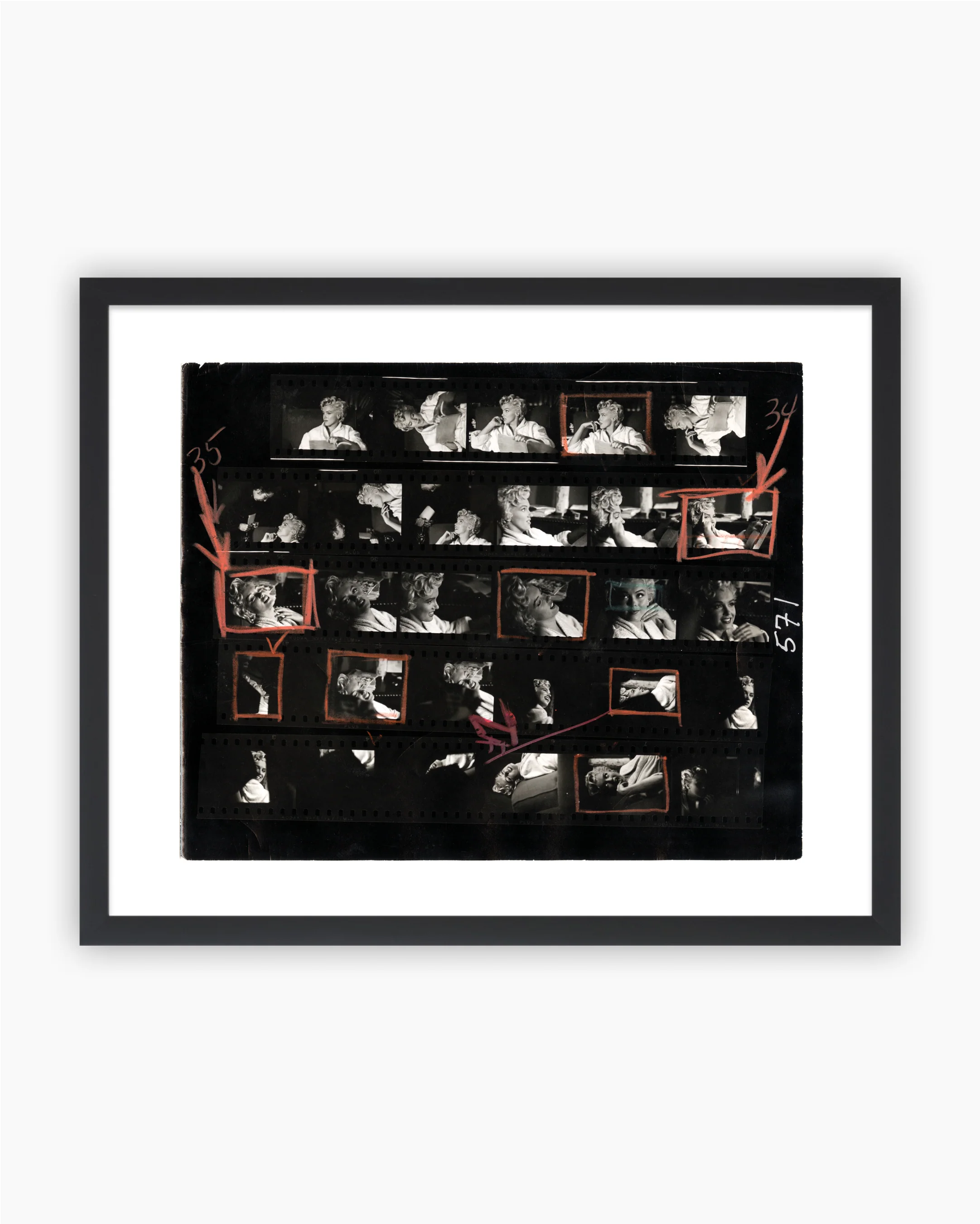Contact Sheet Print: Marilyn Monroe. New York, 1956 - Image 3