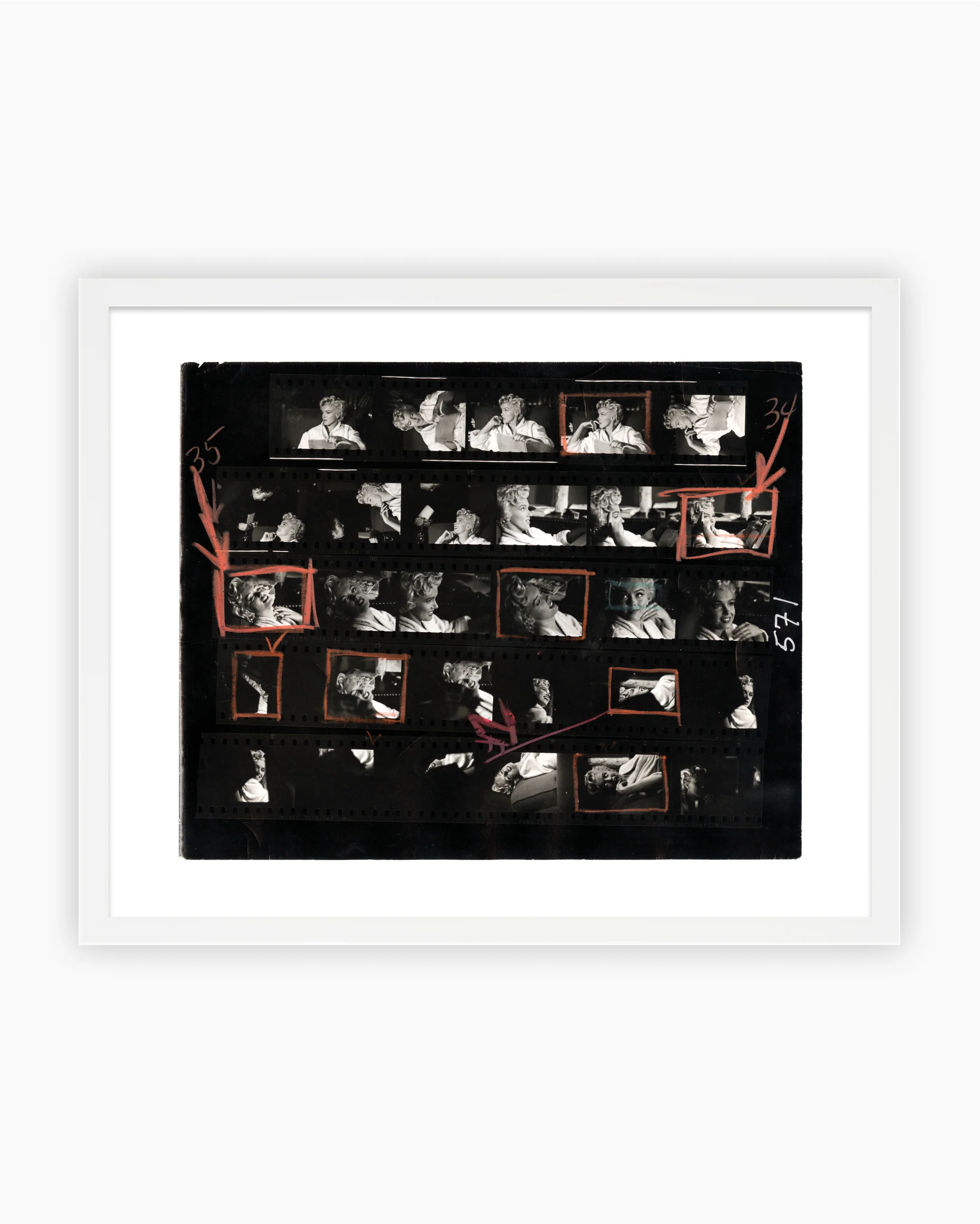 Contact Sheet Print: Marilyn Monroe. New York, 1956 - Image 4