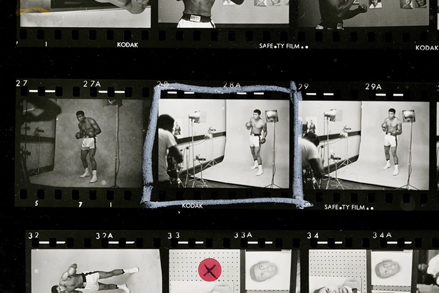 Contact Sheet Print: Muhammad Ali, Chicago, Illinois, 1966 - Image 6