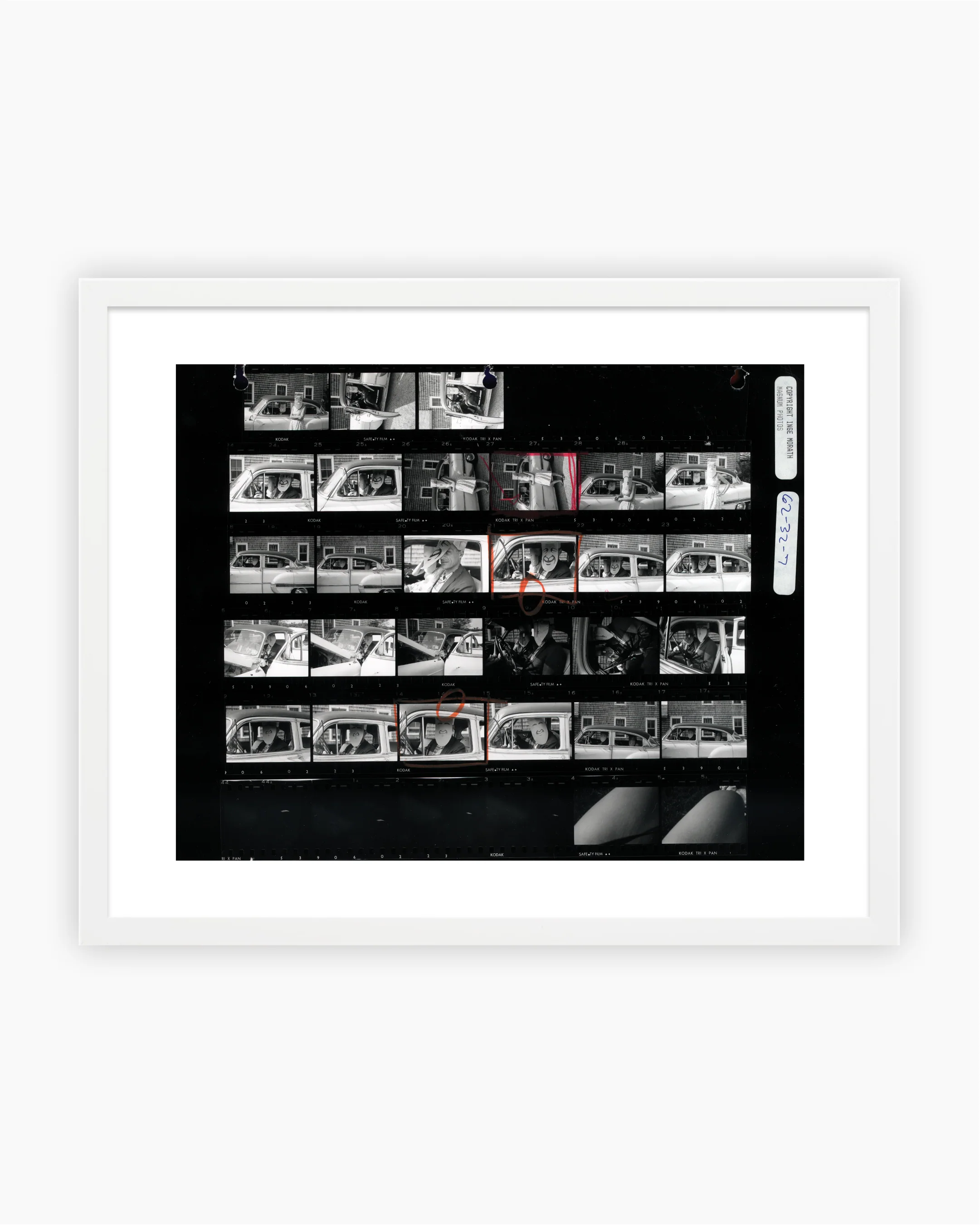 Contact Sheet Print: The Mask Series with Saul Steinberg, 1962 - Image 4