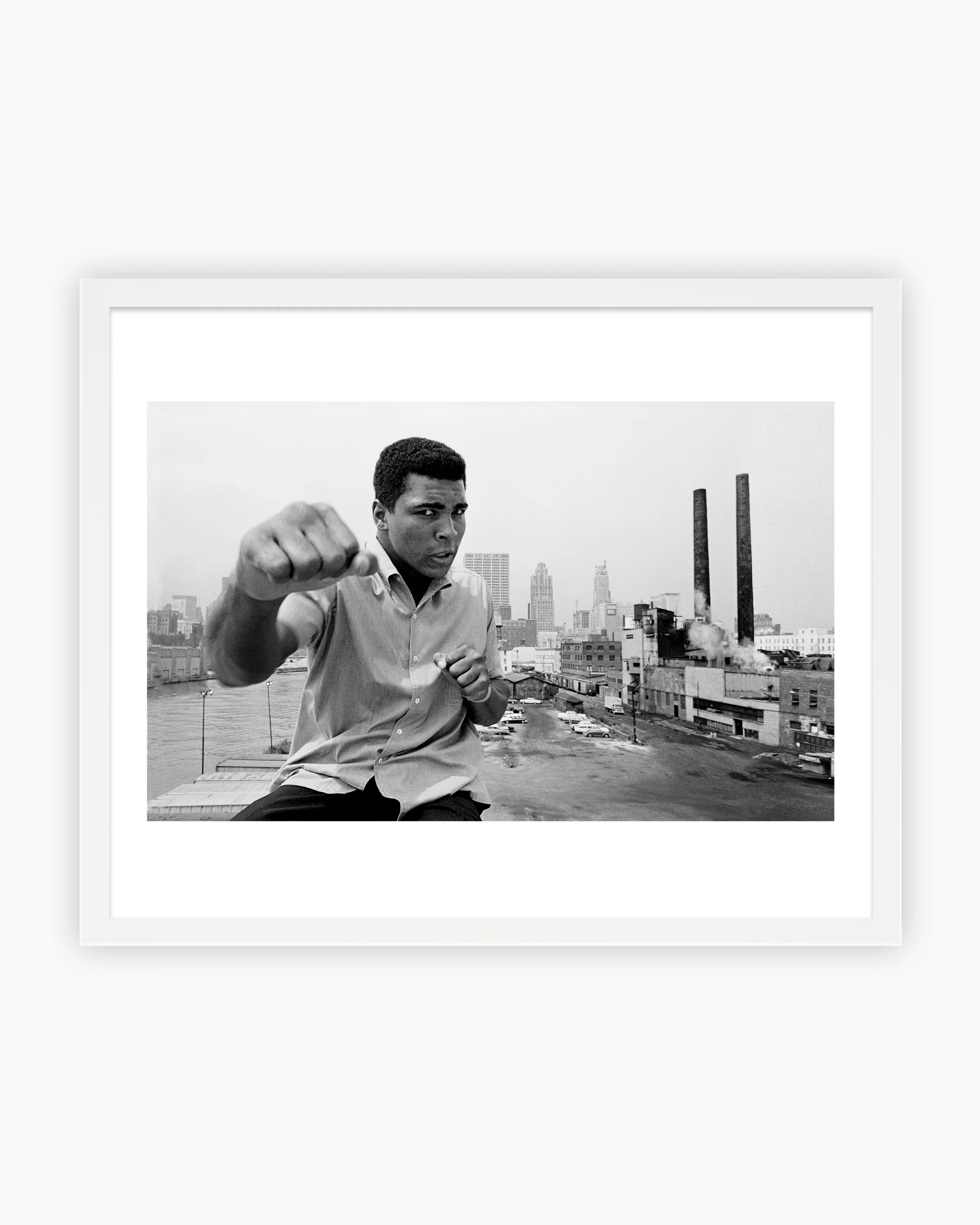 Magnum Editions: Muhammad Ali, Chicago river, Illinois, 1966 - Image 3